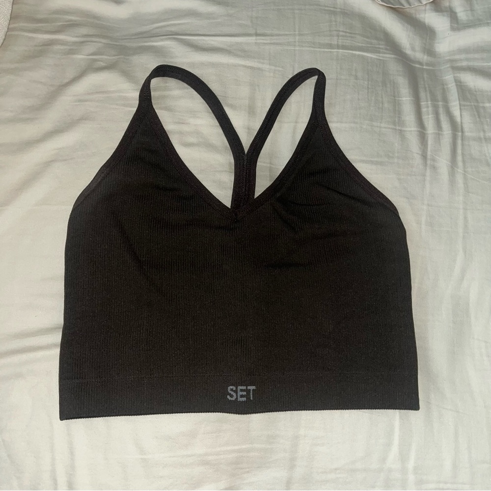 Set Active Sculptflex Ribbed V Bra